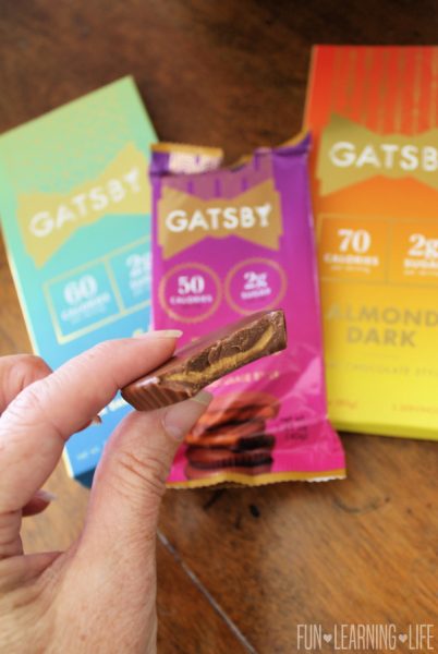 Great Taste and Less Calories with GATSBY Chocolate!